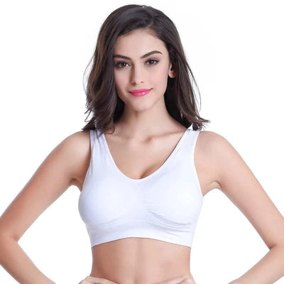 Plus Size Bras For Women Seamless Bra With Pads to 4XL 5XL Bralette Push Up Brassiere Vest Wireless Active fashion underwear