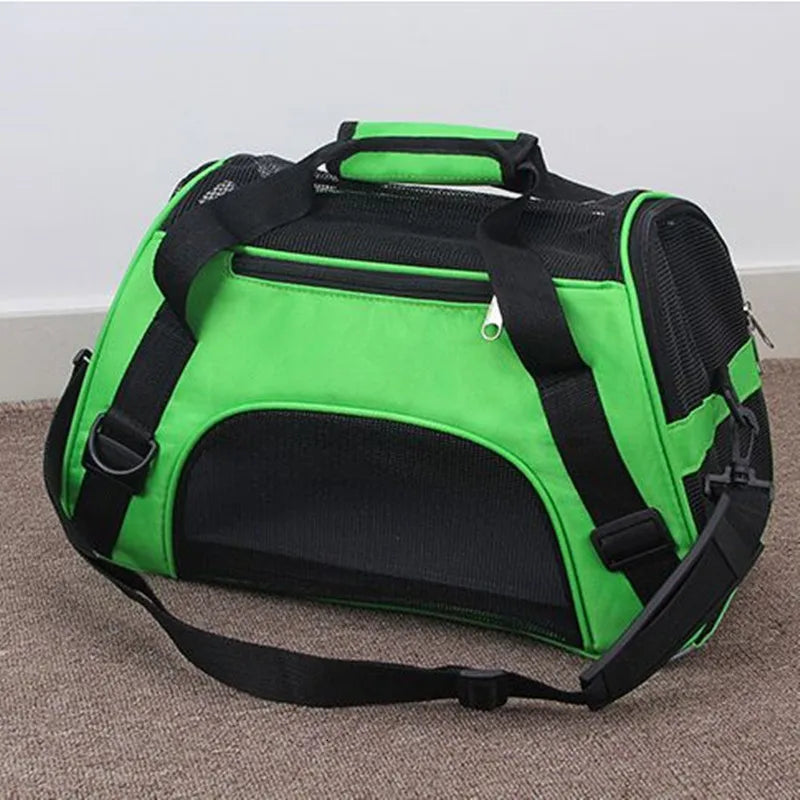 Soft-sided Carriers Portable Pet Bag Pink Dog Carrier Bags Blue Cat Carrier Outgoing Travel Breathable Pets Handbag