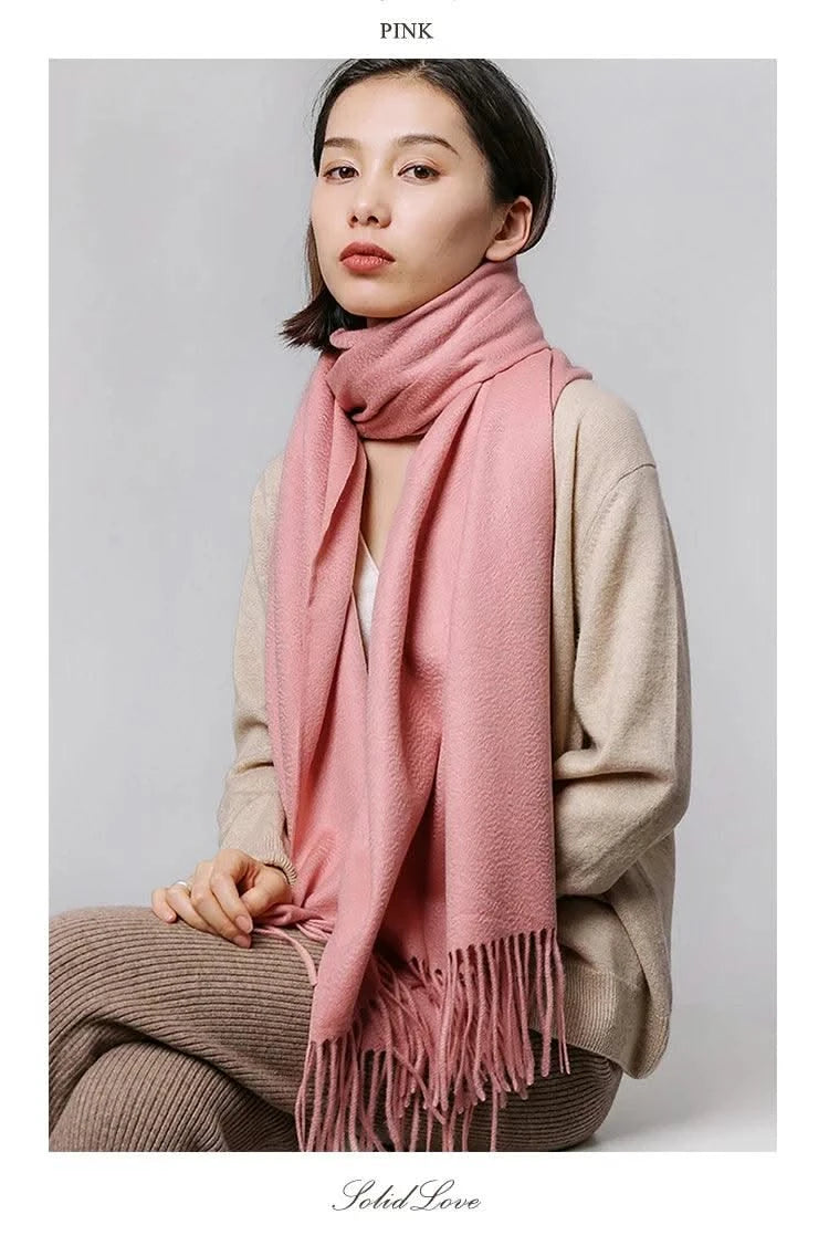 Soft cashmere big Scarf for Women Shawl 200*70 cm  Real pashmina