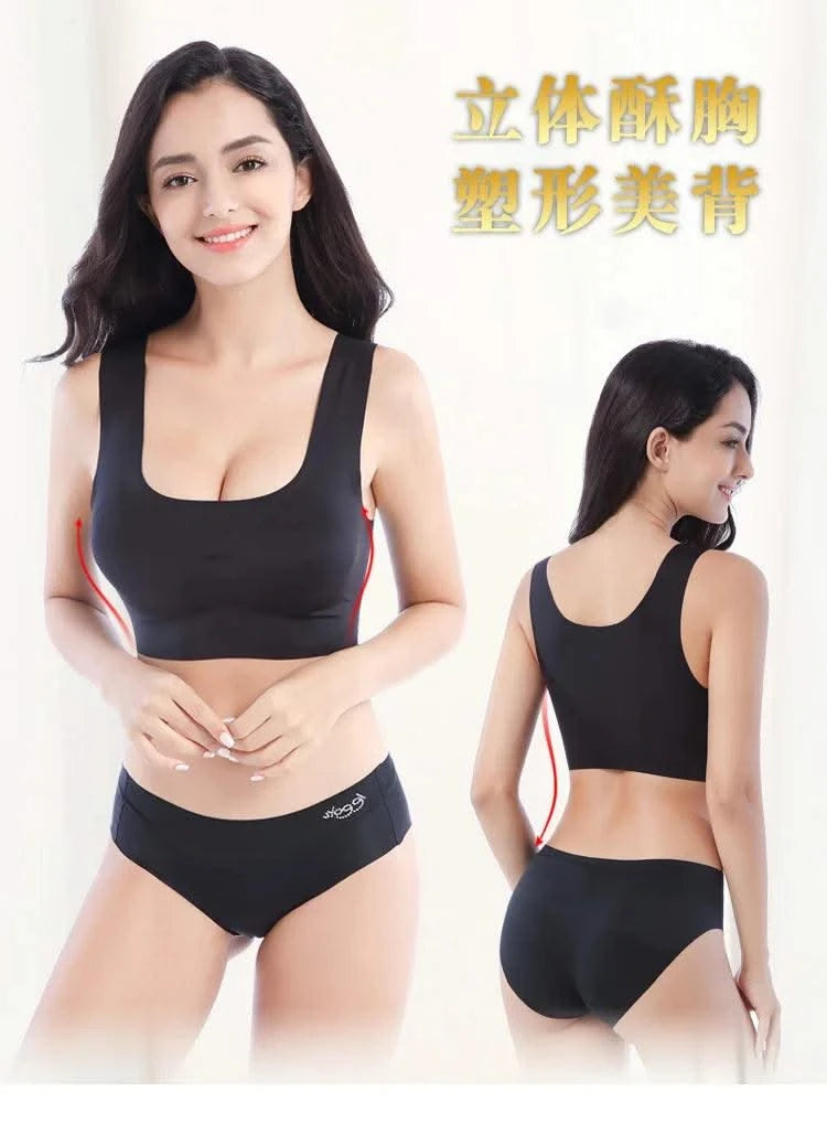 Plus Size Women Bras Bralette Comfortable Invisible Bras Push Up Breathable Brassiere Non Wired