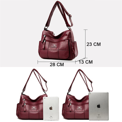 Genuine Brand Leather Sac Luxury Handbags Purse Women Bags Designer Shoulder Crossbody Messenger Bags Female 2021 Waterproof Bag