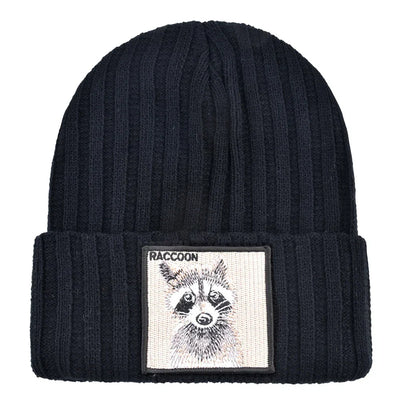 Knitted Beanies Hat Men Women Streetwear Hip Hop Skullies Beanies With Patch Boys Girls Knitting Solid Color Bonnet Hats Cap