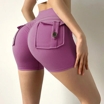 Casual Biker Shorts Women High Waist Seamless Workout Leggings Fitness Joggings Gym Tights Scrunch Butt Yoga Shorts Sportswear