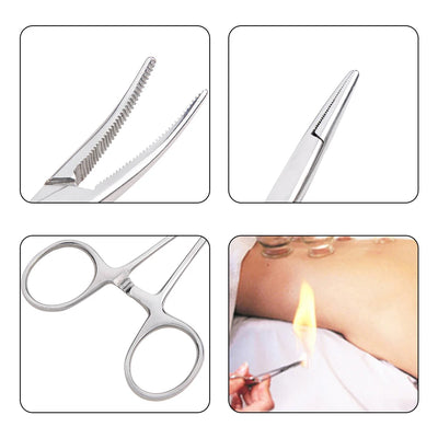 Hand Tool 12.5 16 18cm Hemostatic Forceps Pet Hair Clamp Fishing Locking Pliers Epilation Tools Curved/Straight Tip Cutter Tool
