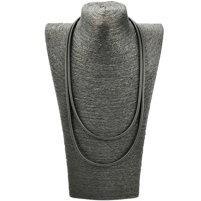 UKEBAY New Pendant Necklace Women Handmade Jewelry Rubber Necklaces Long Clothes Chain Statement Accessories Luxury Necklaces