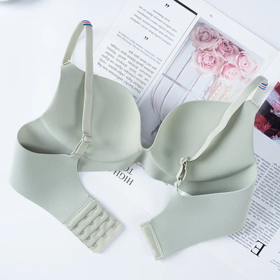 Summer Breathable Bra Women 3/4 Cup Bras Sexy Fashion Wireless Bralette Adjusted-straps Everyday Gathered Comfortable Lingerie