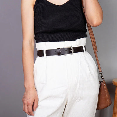 High Quality Fashion Retro Women Female Belt Genuine Leather Belts For Women Jeans