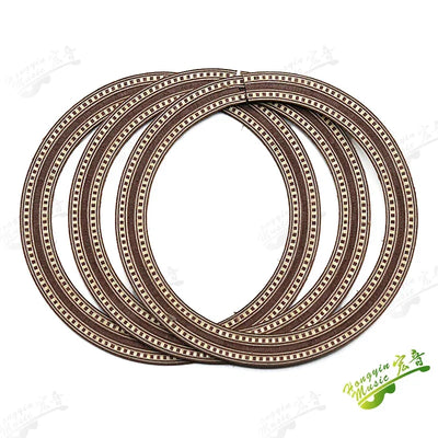 Ukulele Small Four-string Guitar Sound Hole Circle Rosewood Maple Abalone Color Shell Mosaic Caliber Pattern Ukulele Accessories