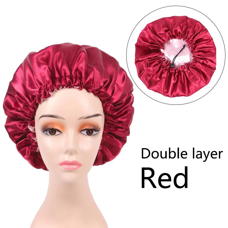 Satin Bonnet Silk Bonnet Hair Bonnet For Sleeping Satin Bonnet For Natural Hair Bonnets For Women Silk Bonnet For Natural Hair