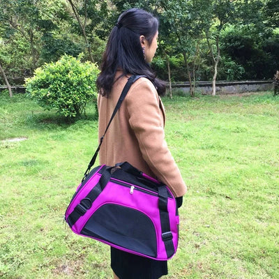 Soft-sided Carriers Portable Pet Bag Pink Dog Carrier Bags Blue Cat Carrier Outgoing Travel Breathable Pets Handbag