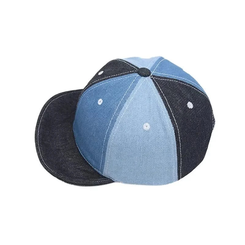 Bucket Hat Women Summer Hats and Caps Patchwork Washed Denim Bucket Hat Hip Hop Solid Wide Brim Cotton Beach Fishing Cap Panama