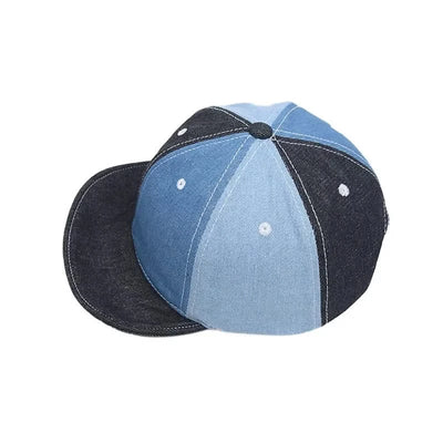 Bucket Hat Women Summer Hats and Caps Patchwork Washed Denim Bucket Hat Hip Hop Solid Wide Brim Cotton Beach Fishing Cap Panama