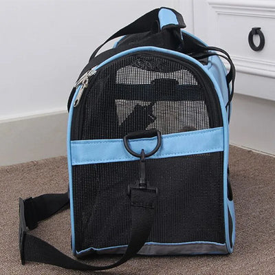 Soft-sided Carriers Portable Pet Bag Pink Dog Carrier Bags Blue Cat Carrier Outgoing Travel Breathable Pets Handbag