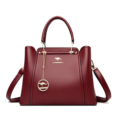 Luxury Handbags Women Bags Designer 3 Layers Soft Leather Shoulder Crossbody Sac Ladies Large Capacity Shopping Messenger Tote
