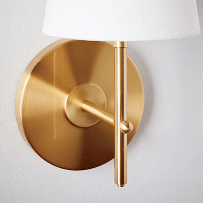 Indoor Lighting Mid-Century Sconce Interior Fixture Fabric Lampshape For Bedroom Living Room Bedside Table Home Decor Wall Lamp