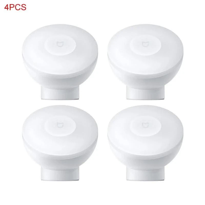 Xiaomi Mijia Night Light 2 360°Rotation Magnetic Human Infrared Light Dual Sensor Mini Wall Light 2800K Warm Yellow 2 Level Adju