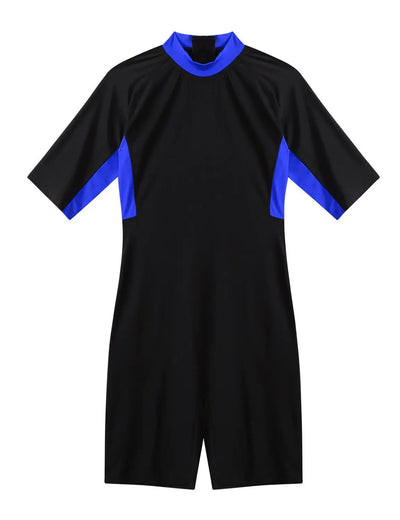 Swimwear Mens Leotard Swimsuit Shorty Wetsuit Diving Swimming Snorkeling Surfing Scuba Swim Bodysuit Jumpsuit Warm Swimwear