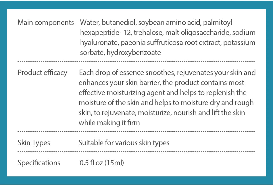 VIBRANT GLAMOR Hyaluronic Acid Facial Serum  Skin Care 10PCS