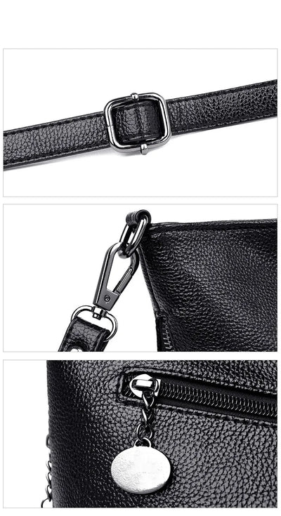 Hand Crossbody Bags For Women 2024 New Luxury Designer Handbag Leather Tassel Shoulder Bags Purses And Handbags Tote Bag Bolsa