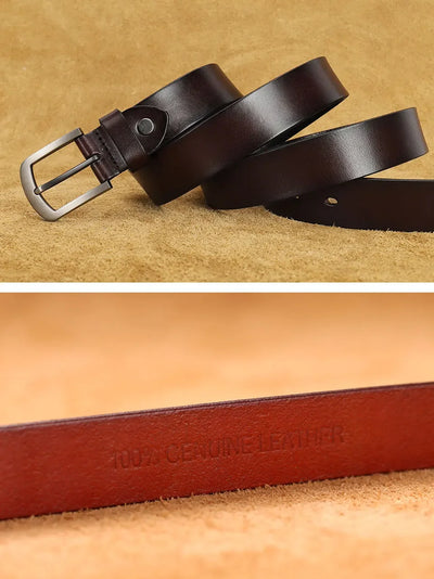 High Quality Fashion Retro Women Female Belt Genuine Leather Belts For Women Jeans