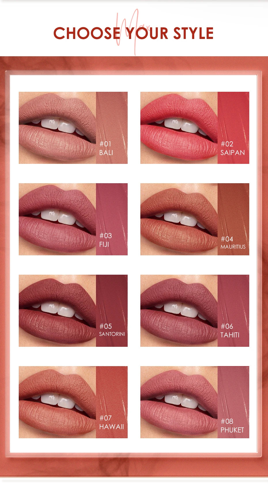 FOCALLURE Lipstick Gloss Waterproof Long Lasting Moist Lip Makeup Liquid Lip Stick Makeup Cosmetic FA134