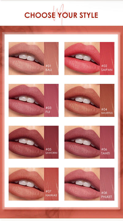 FOCALLURE Lipstick Gloss Waterproof Long Lasting Moist Lip Makeup Liquid Lip Stick Makeup Cosmetic FA134