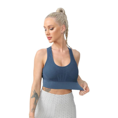 Sports Bras For Women Yoga Bra For fitness Workout Running Shirts Seamless Comfortable Yoga Bras Tank Top  With Removable Pads