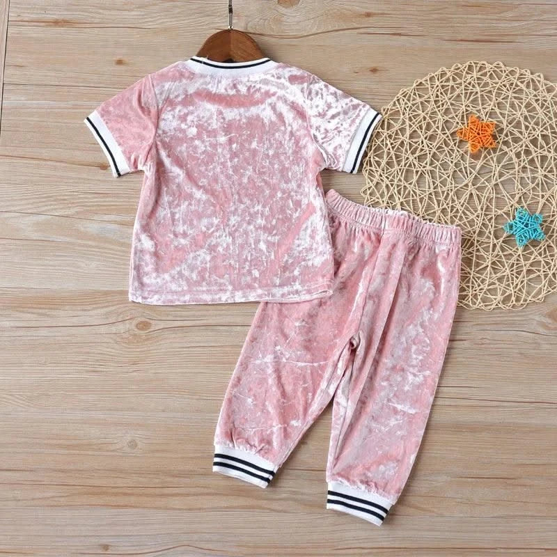 Clothes For Girls Summer Toddler Girls Clothes 2Pcs Outfits Kids Clothing For Girls Tracksuit Suit For Girls Children Clothing