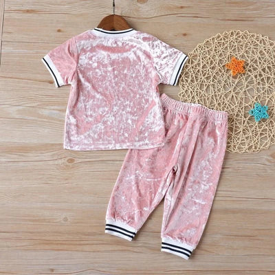 Clothes For Girls Summer Toddler Girls Clothes 2Pcs Outfits Kids Clothing For Girls Tracksuit Suit For Girls Children Clothing