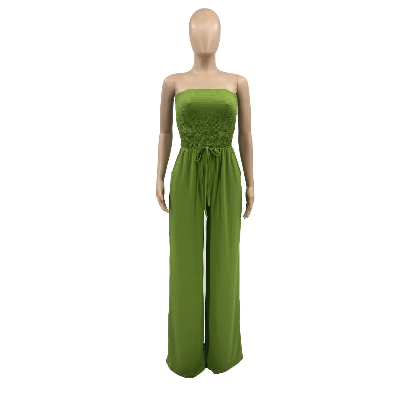 Summer Sexy Tube Top Wide-leg Jumpsuit Women Fashion Casual Loose Jumpsuit Women