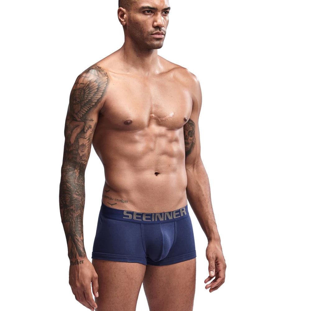 Mens Underwear Seeinner Boxers Shorts Cotton Cuecas Trunks Men's Boxer Homme Boxershorts Men Male Panties Ropa Interior Hombre