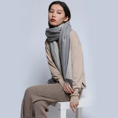 Soft cashmere big Scarf for Women Shawl 200*70 cm  Real pashmina