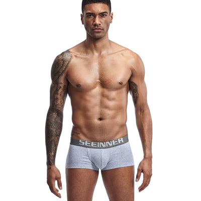 Mens Underwear Seeinner Boxers Shorts Cotton Cuecas Trunks Men's Boxer Homme Boxershorts Men Male Panties Ropa Interior Hombre