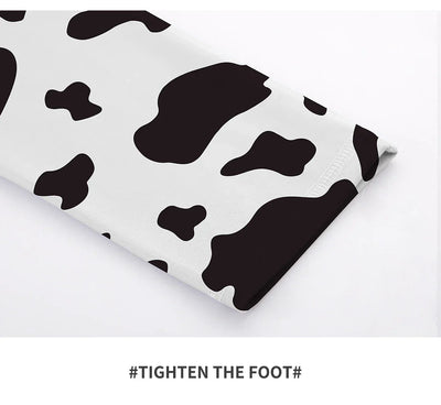 Yoga Pants Women Cow Black Leggings For Fitness High Waist Gym Legging Push Up Workout Fitness Women Printed Leggings
