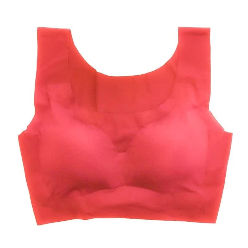 Plus Size Women Bras Bralette Comfortable Invisible Bras Push Up Breathable Brassiere Non Wired