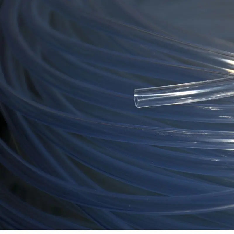 1/4" flexible garden hose 4/7 White transparent expandable garden irrigation hose watering water pipe 5m