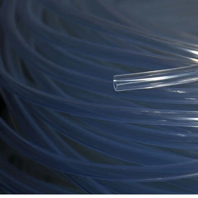 1/4" flexible garden hose 4/7 White transparent expandable garden irrigation hose watering water pipe 5m