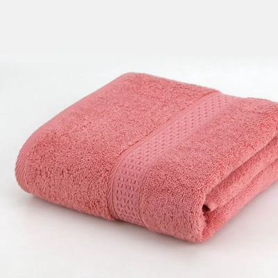 Large Bath Towels for Adults, 100% Cotton, Solid Terry, Beach Towel, Absorbent Yoga Shower Towels Bathroom, Wholesale, 70*140cm