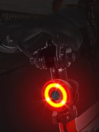 Bicycle Tail Lamp Headlight 400 Lumens Waterproof LED Warning Light Mountain Bike Luminous Night Riding Equipment Bike Lights