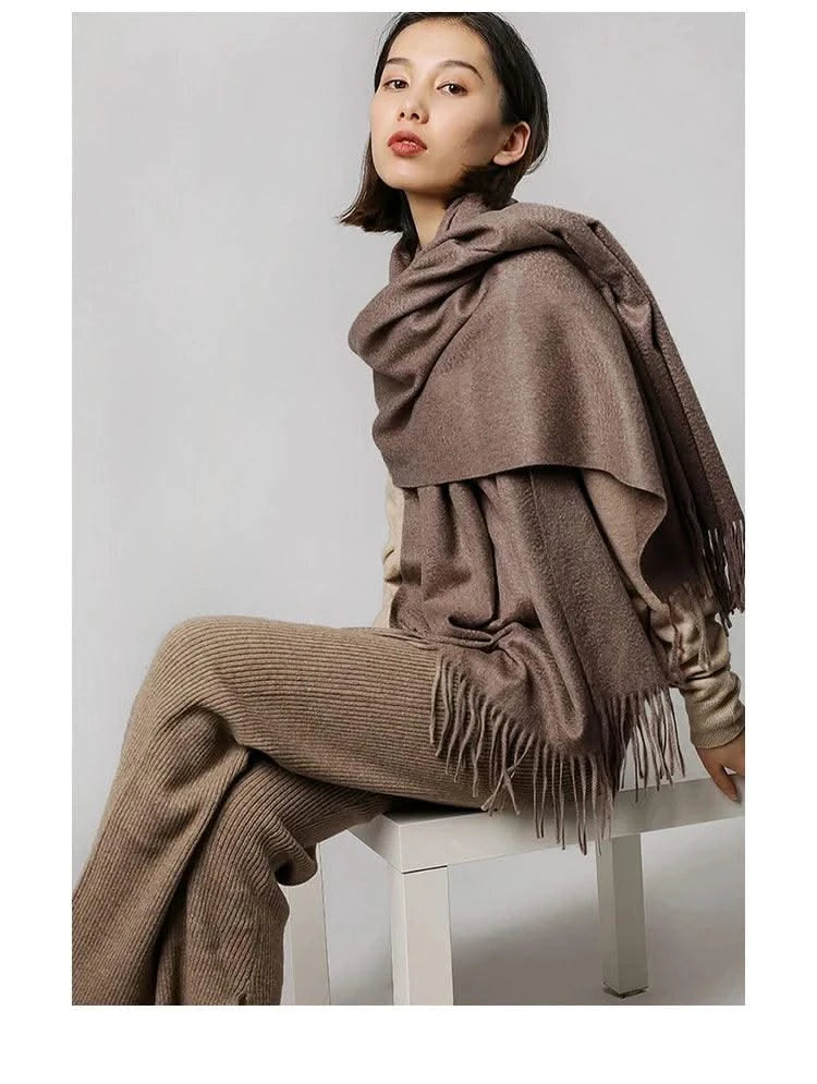 Soft cashmere big Scarf for Women Shawl 200*70 cm  Real pashmina