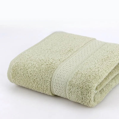 Large Bath Towels for Adults, 100% Cotton, Solid Terry, Beach Towel, Absorbent Yoga Shower Towels Bathroom, Wholesale, 70*140cm
