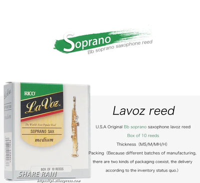 U.S.A Original D’Addario RICO lavoz reed Eb alto saxophone Bb soprano tenor baritone sax  reed