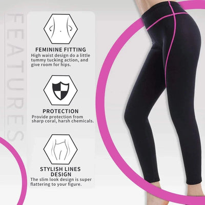 Women's Wetsuit Pants 2mm Neoprene Sauna Leggings Keep Warm for Water Aerobics Diving Surfing Swimming Snorkeling Scuba Kayaking