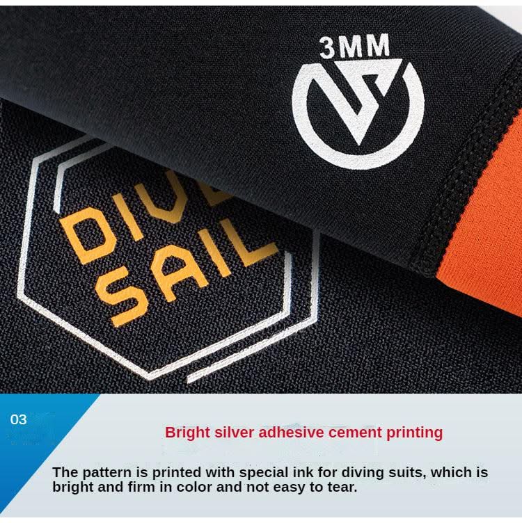 Wetsuit 3MM Neoprene Men Long Sleeve Split Wetsuit Warm Jacket Pants Plus Size Women Swimsuit Scuba Diving Snorkeling Surf Suit