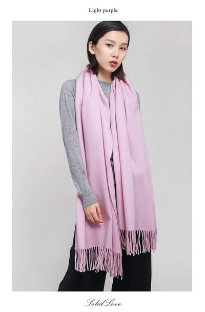 Soft cashmere big Scarf for Women Shawl 200*70 cm  Real pashmina