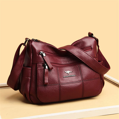 Genuine Brand Leather Sac Luxury Handbags Purse Women Bags Designer Shoulder Crossbody Messenger Bags Female 2021 Waterproof Bag