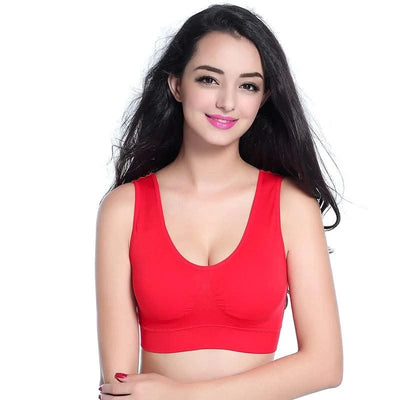 Plus Size Bras For Women Seamless Bra With Pads to 4XL 5XL Bralette Push Up Brassiere Vest Wireless Active fashion underwear