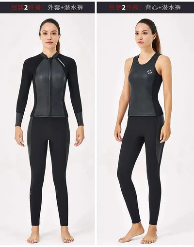 Wetsuit Pants Women, Men 1.5mm 2mm Neoprene Keep Warm for Water Aerobics Diving Surfing Swimming Snorkeling Scuba Kayaking