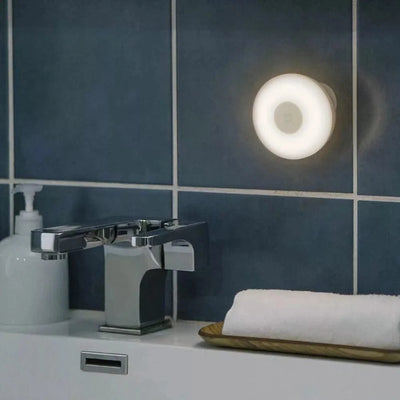 Xiaomi Mijia Night Light 2 360°Rotation Magnetic Human Infrared Light Dual Sensor Mini Wall Light 2800K Warm Yellow 2 Level Adju
