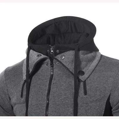 Men's Sweatshirt Hoodies Fashion Slim Fit Long Sleeve Streetwear Outdoor Top Tees Brand Clothing Homme Hoody Jacket Outwear